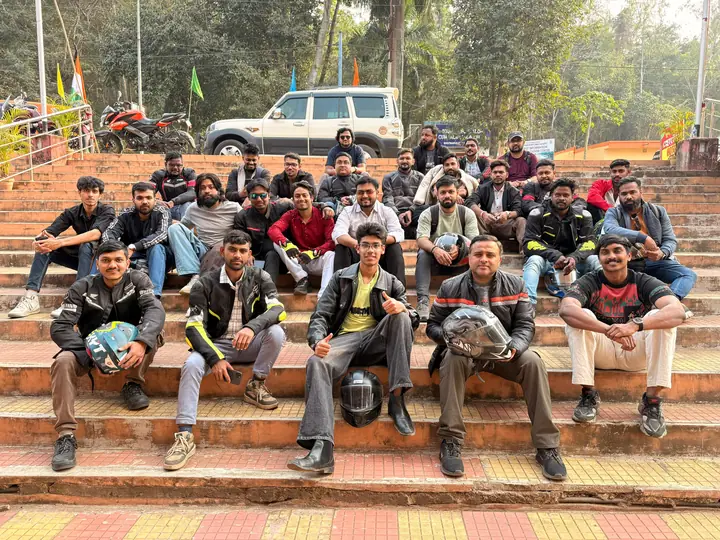 BigWing riders on the Republic Day ride